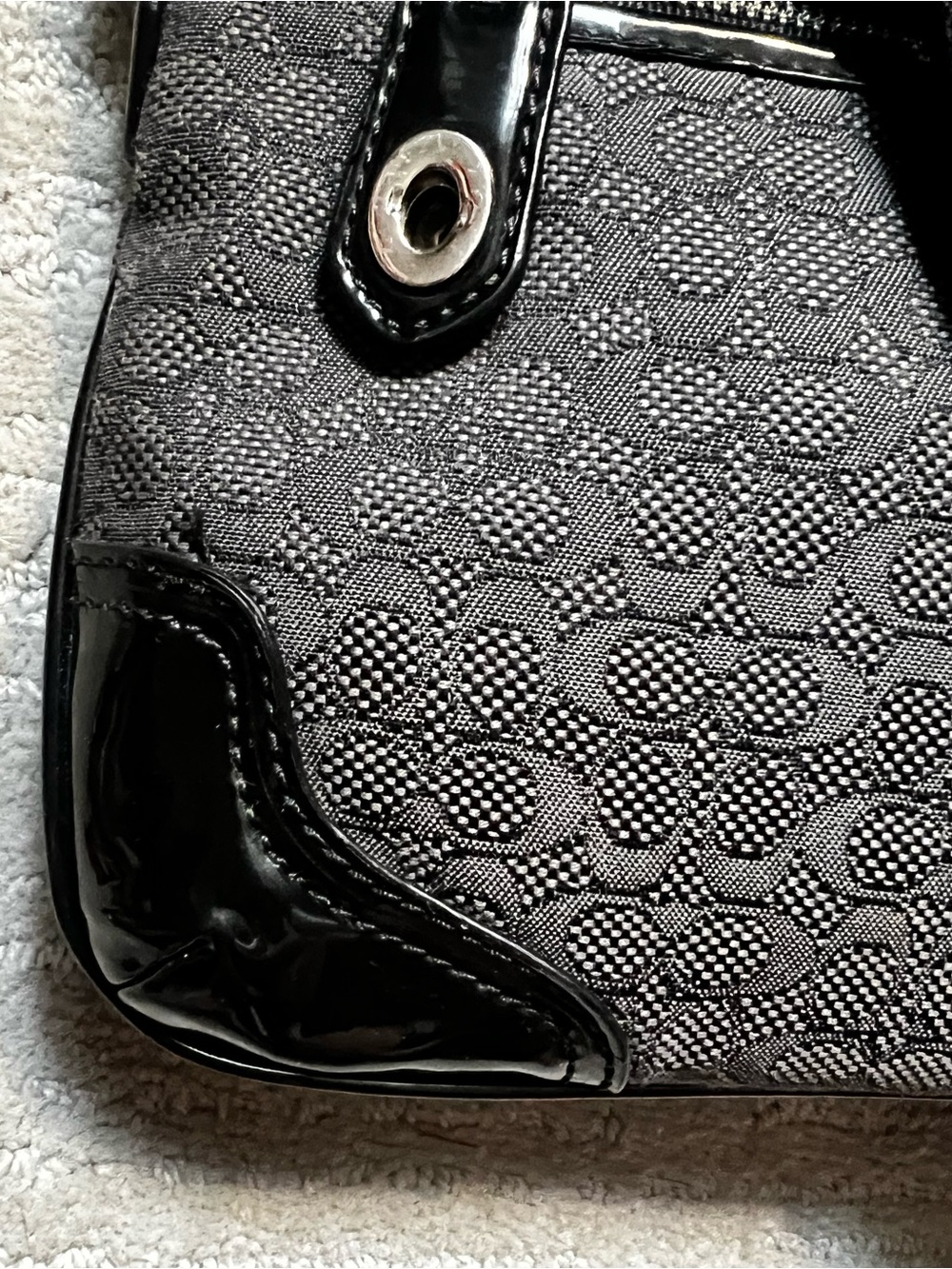 Coach Black Signature Jacquard Crossbody Bag - Picture 9 of 9